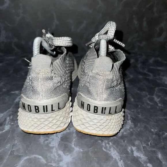 Nobull Diamond Mesh Runner Gray Athletic Walking Shoes Sneakers Women’s Size 8.5