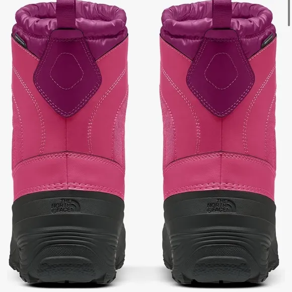 NORTH FACE Alpenglow IV Waterproof boots Youth sz5 Cabaret PINK