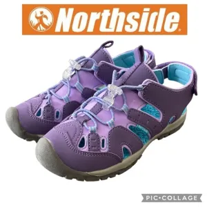 NORTHSIDE Burke kids outdoor Water hiking shoes purple size 3 NWT