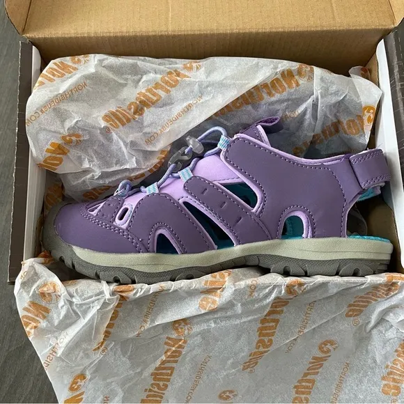 NORTHSIDE Burke kids outdoor Water hiking shoes purple size 5 NWT