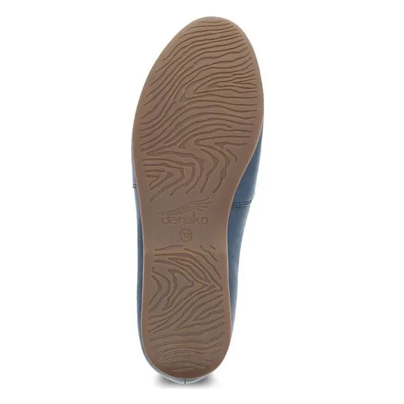 NWOB $130 Dansko Larissa Milled Navy Comfort Shoes