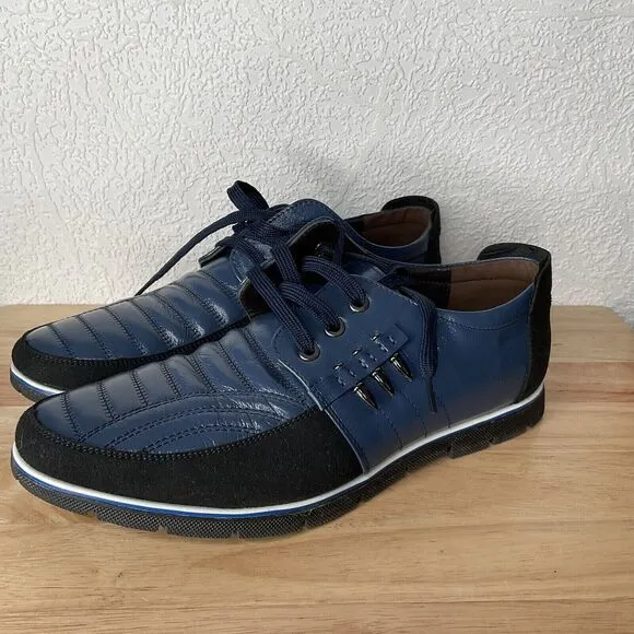 NWOB 3281 Fashion 3281 Leather/Suede Lace Up Sports/Street Shoes Men Size 8.5