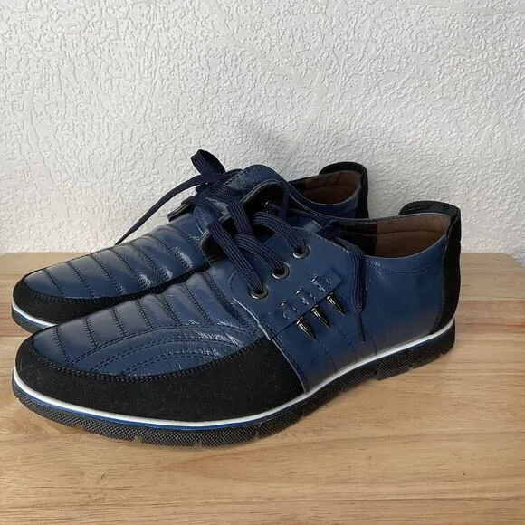NWOB 3281 Fashion 3281 Leather/Suede Lace Up Sports/Street Shoes Men Size 8.5