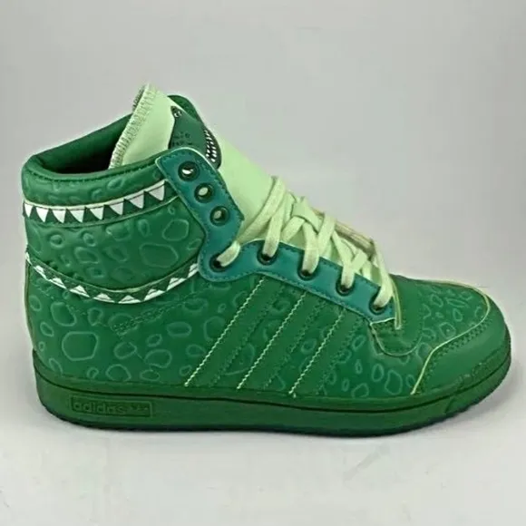 NWOB Youth Adidas Disney Toy Story, Top Ten Hi J 'Rex' Green Shoes Brand FZ4531