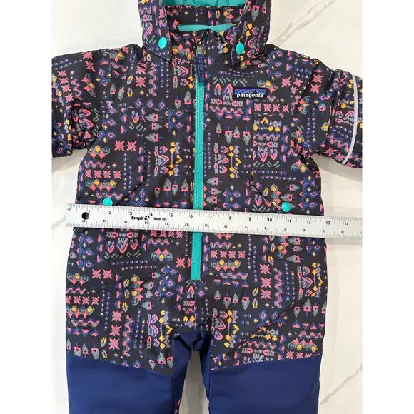 NWOT Patagonia Snow Pile 1-Piece Ski Outdoor Waterproof Suit Fun Pattern 3-6M