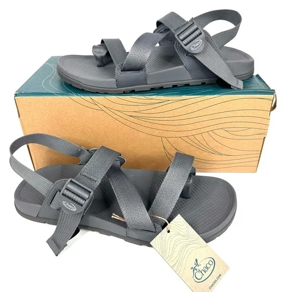 NWT Chaco men’s Lowdown 2 gray sandals comfort walking adventure cushion sz 11