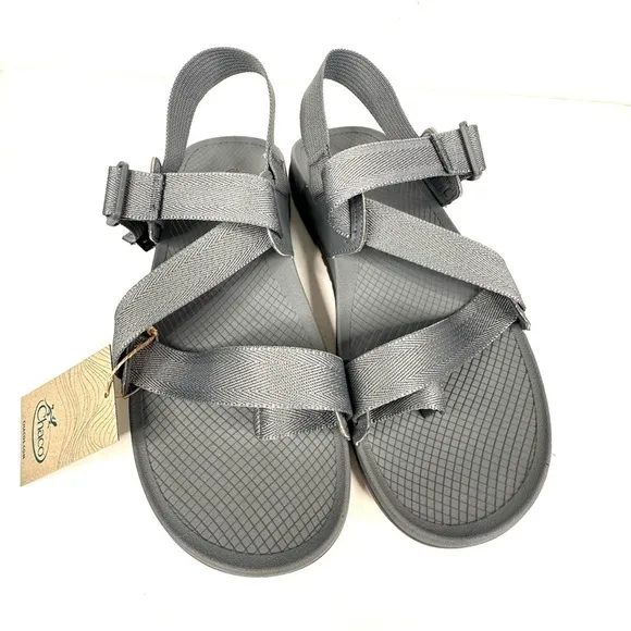 NWT Chaco men’s Lowdown 2 gray sandals comfort walking adventure cushion sz 11