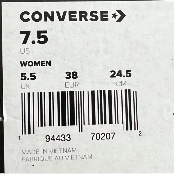 NWT Converse Chuck Taylor All Star Lift Platform Stripes Women’s Shoes