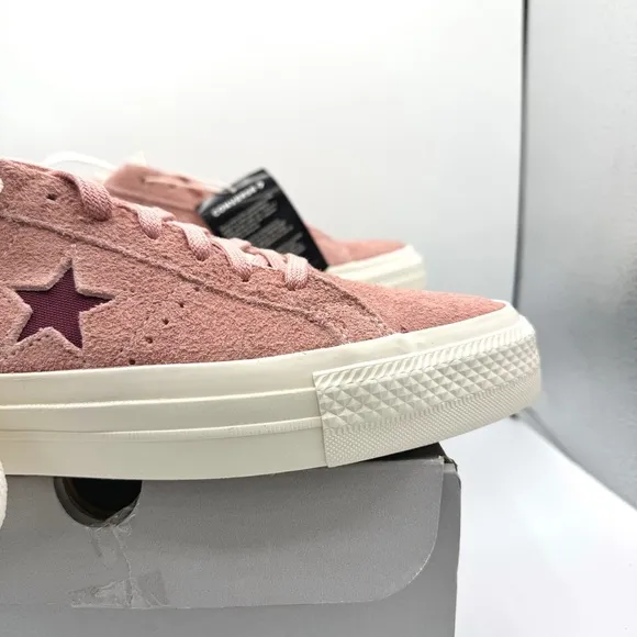 NWT Converse One Star Pro OX Shoes Cherry Vision Canyon Dusk Pink Suede Leather
