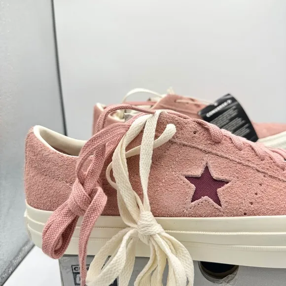 NWT Converse One Star Pro OX Shoes Cherry Vision Canyon Dusk Pink Suede Leather
