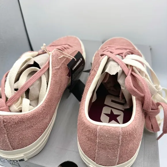 NWT Converse One Star Pro OX Shoes Cherry Vision Canyon Dusk Pink Suede Leather