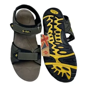 NWT Lee Cooper Men's 11 Olive Green Adjustable Strap Athletic Sports Sandals