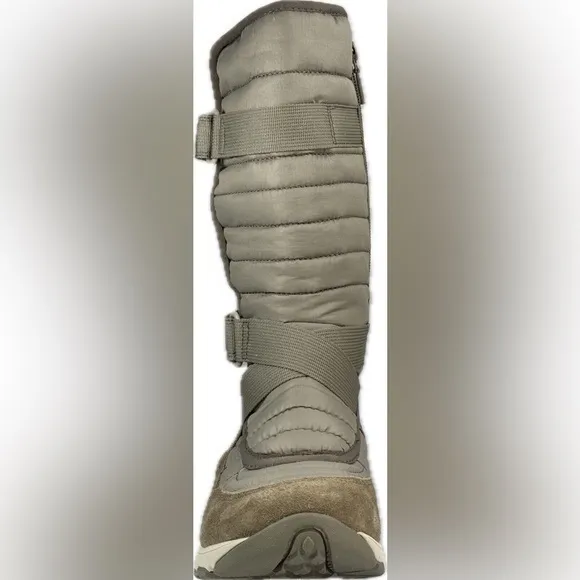 💋NWT MERRELL APPROACH SPORT TALL ZIP WATERPROOF FAUX FUR BOOTS Brindle 10