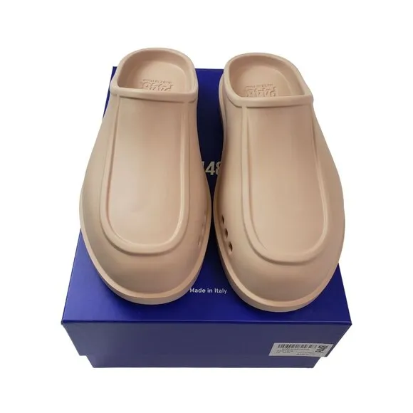 NWT/NIB P448 Flo Apron Toe Mules Size IT 44-45/US 11-11.5