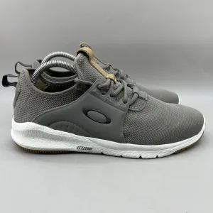 Oakley Dry Os Running Sneakers Men Size 8.5 Gray Mesh Comfort Shoes Lightweight