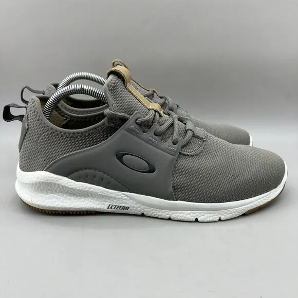 Oakley Dry Os Running Sneakers Men Size 8.5 Gray Mesh Comfort Shoes Lightweight