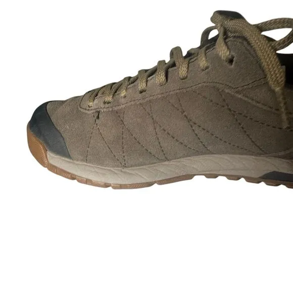 Oboz Bozeman Low Hiking Shoes Sneaker Brown Green Men's 8.5 - Fast Shipping Read