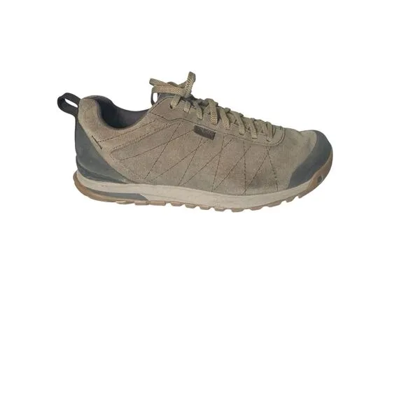 Oboz Bozeman Low Hiking Shoes Sneaker Brown Green Men's 8.5 - Fast Shipping Read