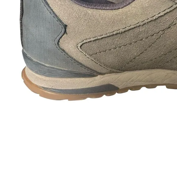 Oboz Bozeman Low Hiking Shoes Sneaker Brown Green Men's 8.5 - Fast Shipping Read