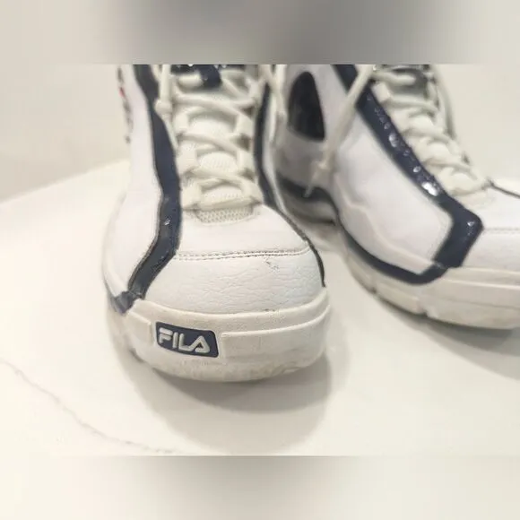 OG '96 FILA Grant Hill Mens 8.5  Retro White/Navy 1VB90031-166 leather sneakers