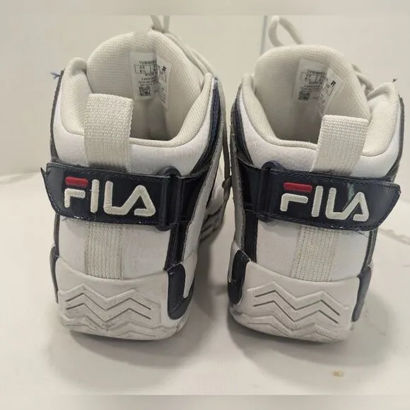 OG '96 FILA Grant Hill Mens 8.5  Retro White/Navy 1VB90031-166 leather sneakers