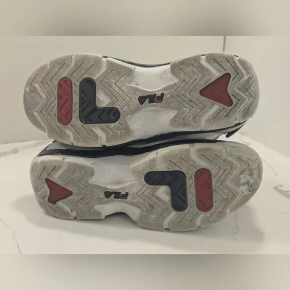 OG '96 FILA Grant Hill Mens 8.5  Retro White/Navy 1VB90031-166 leather sneakers