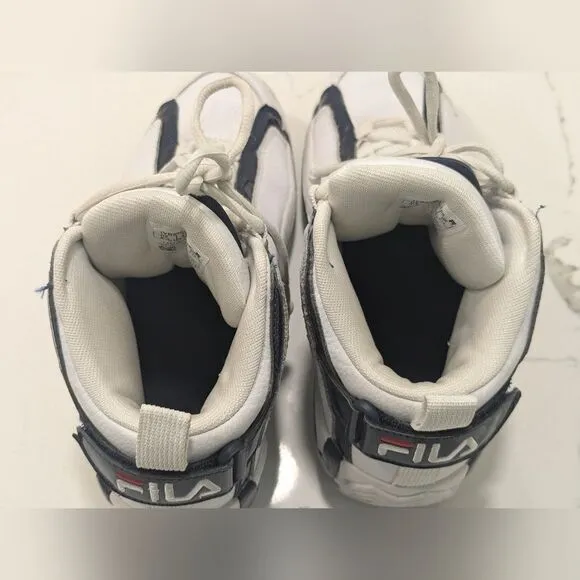 OG '96 FILA Grant Hill Mens 8.5  Retro White/Navy 1VB90031-166 leather sneakers