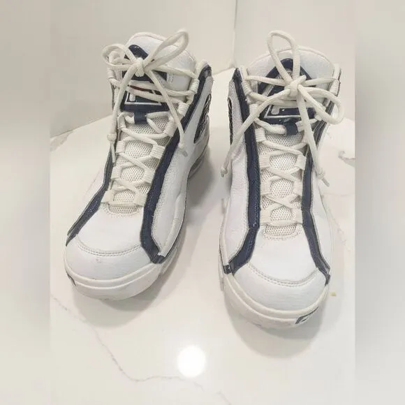 OG '96 FILA Grant Hill Mens 8.5  Retro White/Navy 1VB90031-166 leather sneakers