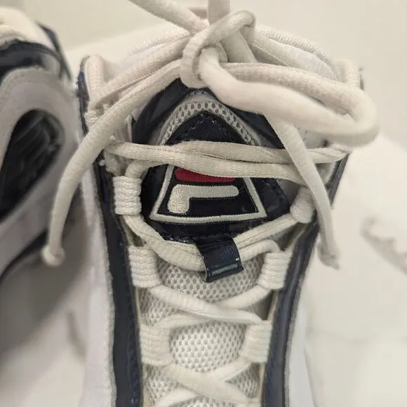 OG '96 FILA Grant Hill Mens 8.5  Retro White/Navy 1VB90031-166 leather sneakers