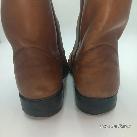 Olathe leather cowboy boots men’s 8