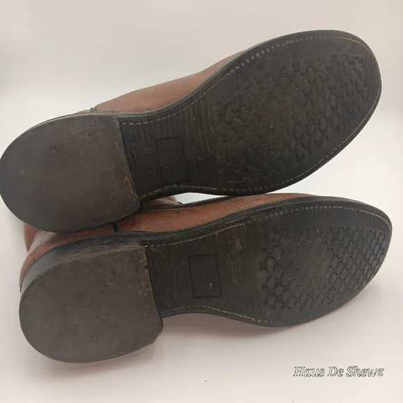 Olathe leather cowboy boots men’s 8