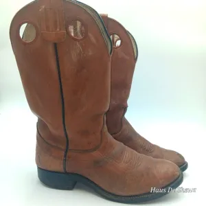 Olathe leather cowboy boots men’s 8