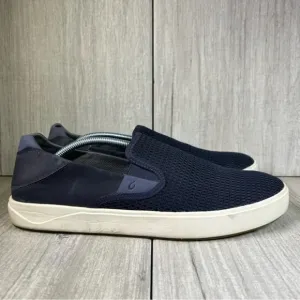 Olukai Lae Ahi Blue Mesh Slip On Sneaker Casual Comfort Shoes Mens Size 12