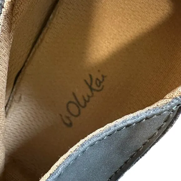 OluKai | Size 7.5 Pehuea Slip on Shoes Womens Mesh Grey Sneakers