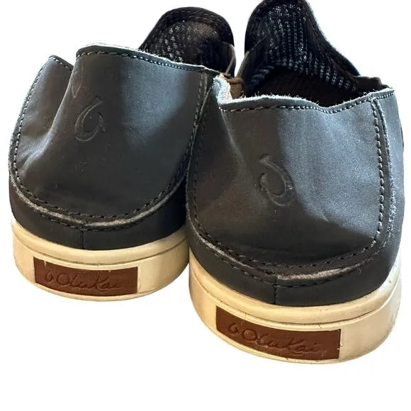 OluKai | Size 7.5 Pehuea Slip on Shoes Womens Mesh Grey Sneakers