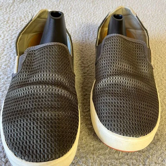 Olukai Slip On Shoes Mens 10 Green Mesh  Lae'Ahi Kona Olive Green Sneaker