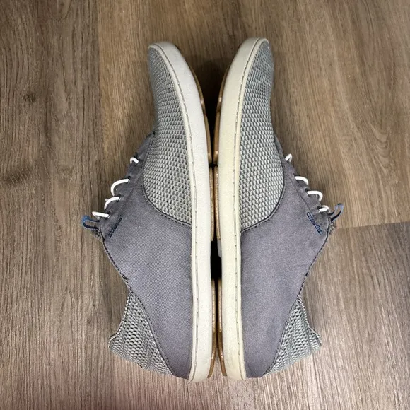 Olukai Sneakers Nohea Moku Mesh Boat Shoes Gray Men's 10 M 10283-7B26 Drop‎ Heel