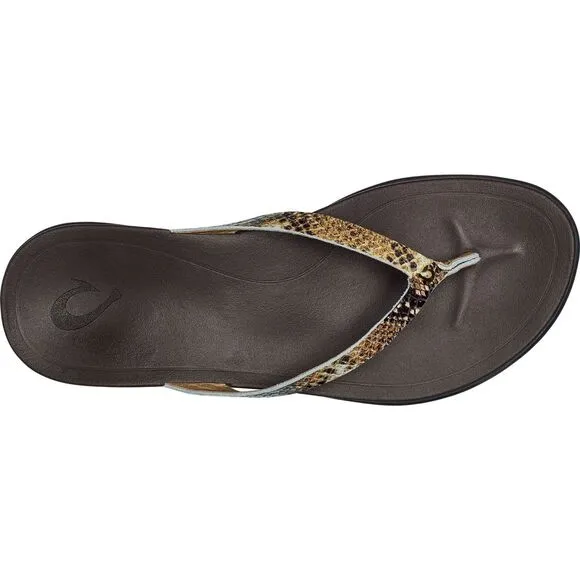 OluKai Women's Ho'opio Leather Sandals Beach Comfort Outdoor SZ 9: NWT Gifting
