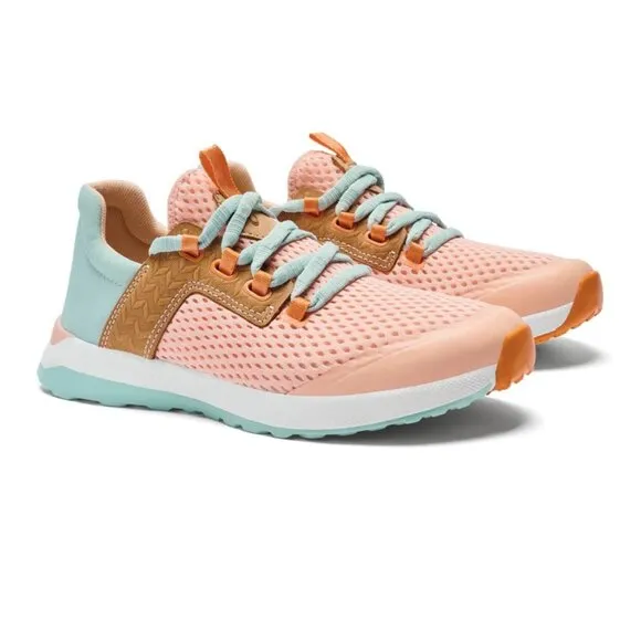 OluKai Women's Wailuku Shoes, Peach/Swell, Size 7 Medium, New