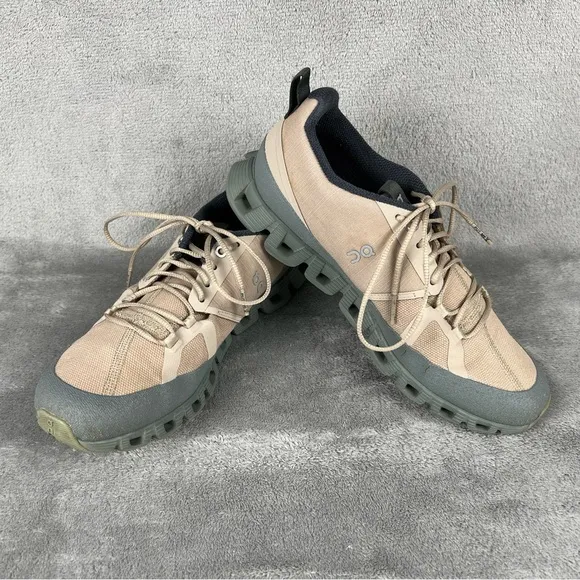 On Cloud Dip All-Weather Atheisure Sneaker Shoes Womens US 9 Sand Kelp Canvas