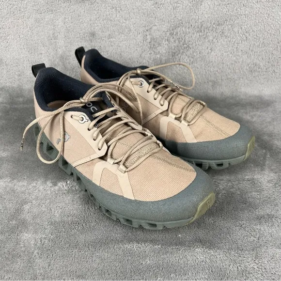 On Cloud Dip All-Weather Atheisure Sneaker Shoes Womens US 9 Sand Kelp Canvas