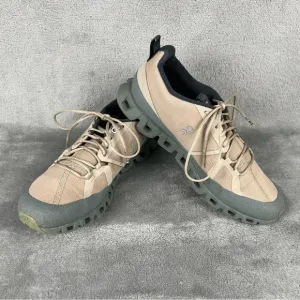 On Cloud Dip All-Weather Atheisure Sneaker Shoes Womens US 9 Sand Kelp Canvas