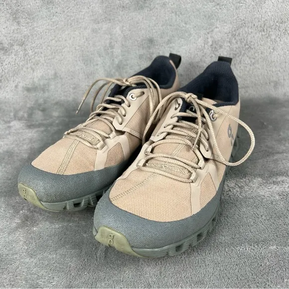 On Cloud Dip All-Weather Atheisure Sneaker Shoes Womens US 9 Sand Kelp Canvas