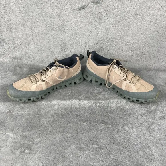 On Cloud Dip All-Weather Atheisure Sneaker Shoes Womens US 9 Sand Kelp Canvas