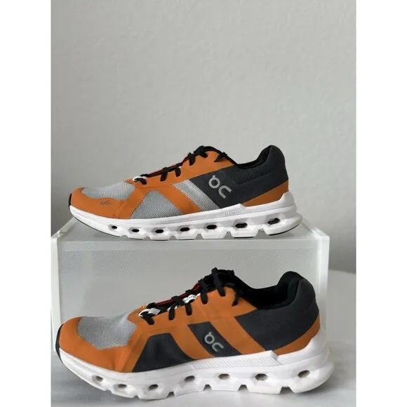 ON Cloud Running Cloudrunner Frost/Turmeric Men's Running Shoes Sz 9 Support
