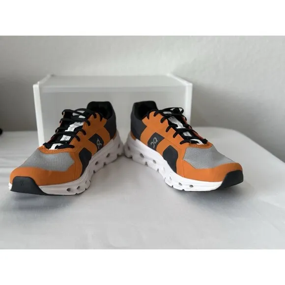 ON Cloud Running Cloudrunner Frost/Turmeric Men's Running Shoes Sz 9 Support