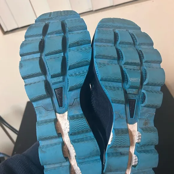 On Cloud Shoes Mens Size 8 Cloudsurfer Running Sneaker Blue Mesh Workout Active