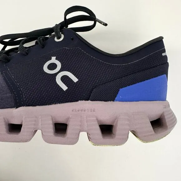 ON Cloud X 3 Midnight Heron Sneakers Athletic Shoes Running 60-98689 Women's 11