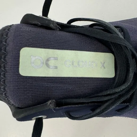 ON Cloud X 3 Midnight Heron Sneakers Athletic Shoes Running 60-98689 Women's 11