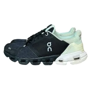 On Cloudflyer Running Women's 7.5 Black White Lace Up Comfort Shoes Walk Light